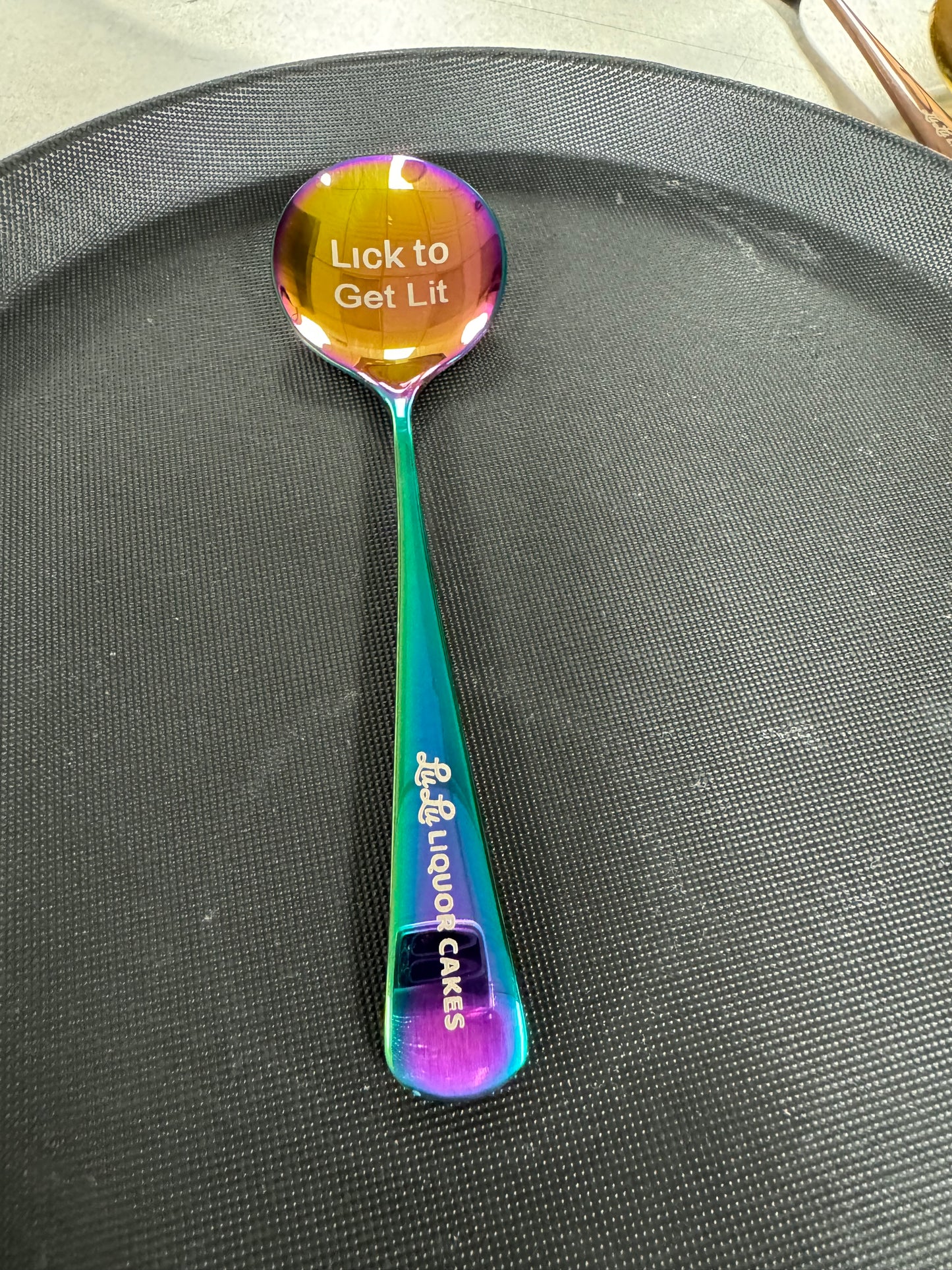 Lick to Get Lit Lulu Liquor Cake Spoon