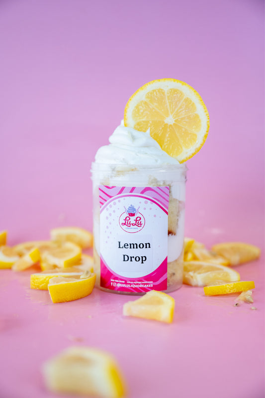 Lemon Drop Liquor Cake Jar