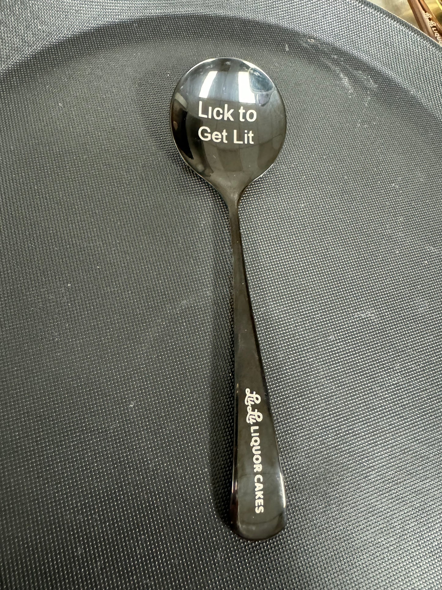Lick to Get Lit Lulu Liquor Cake Spoon