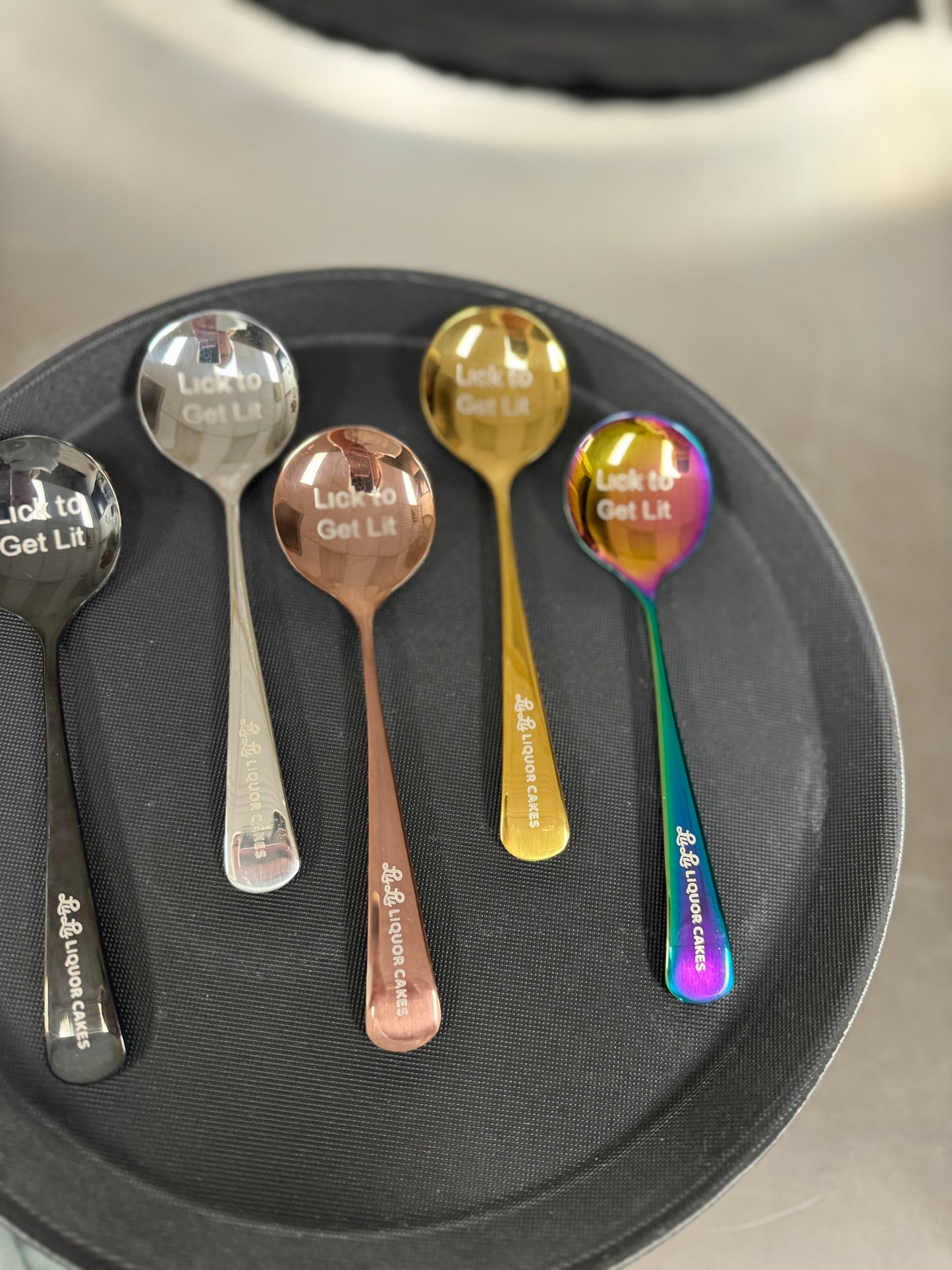 Lick to Get Lit Lulu Liquor Cake Spoon