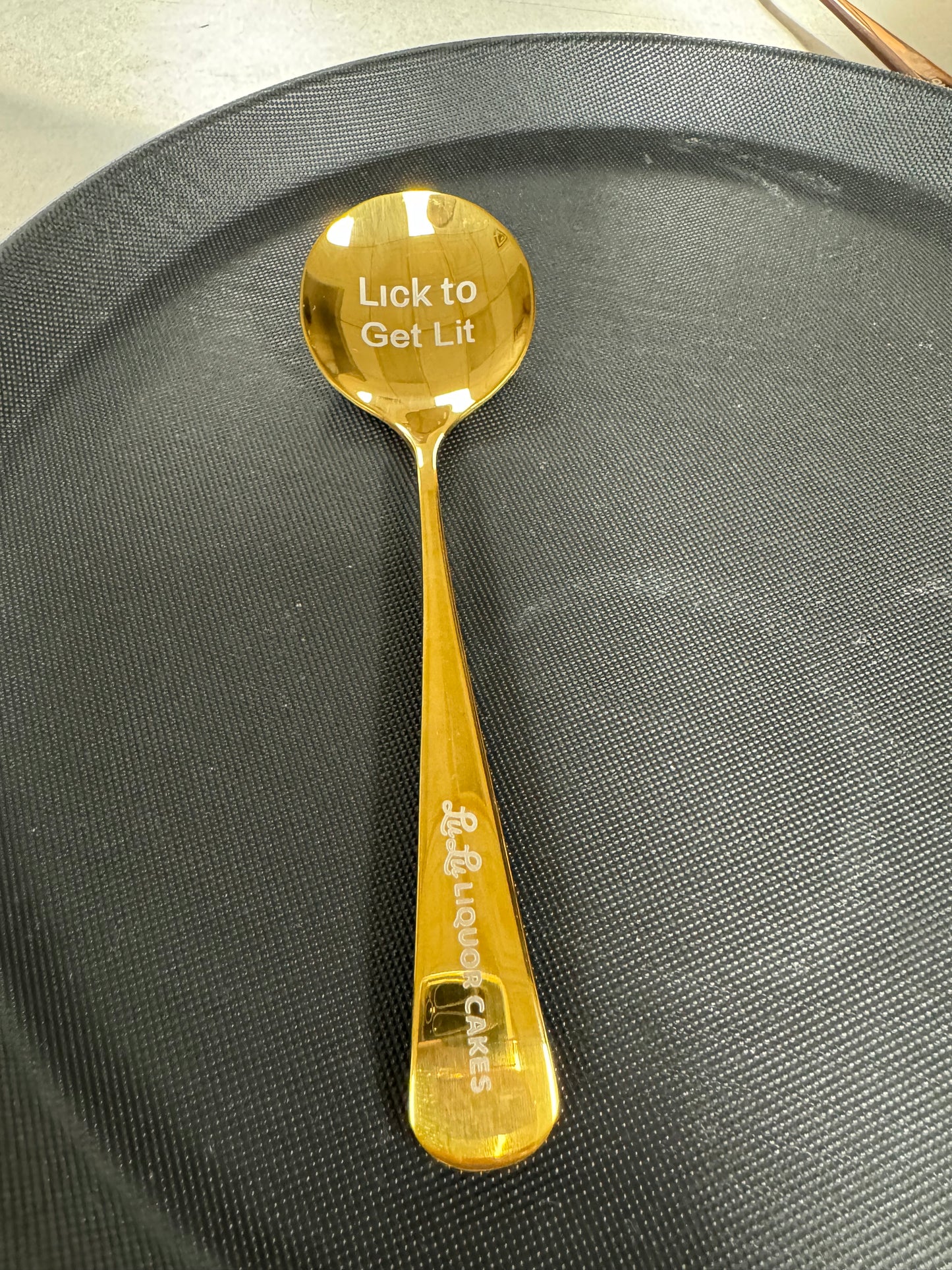 Lick to Get Lit Lulu Liquor Cake Spoon
