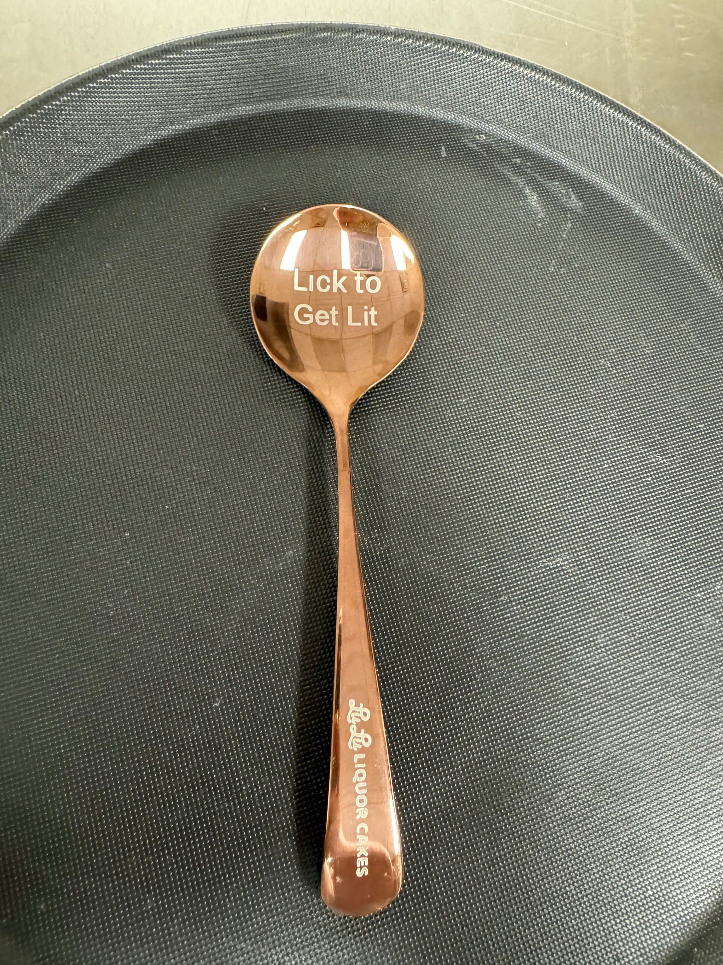 Lick to Get Lit Lulu Liquor Cake Spoon