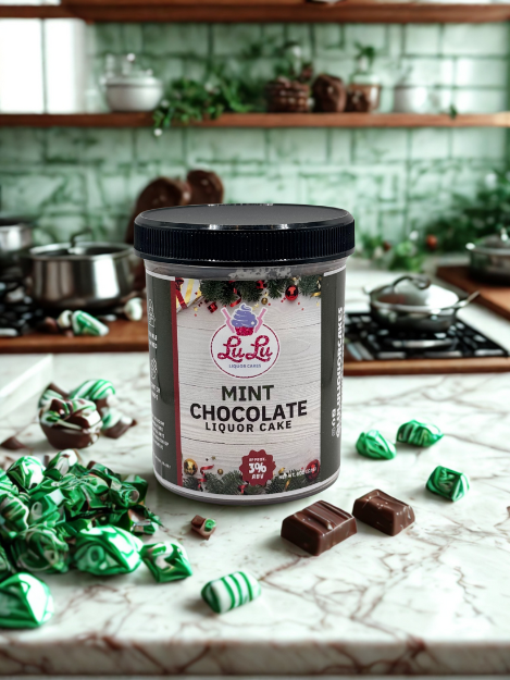 Mint Chocolate Liquor Cake Jar