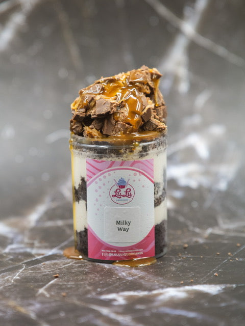 Milky Way Liquor Cake Jar