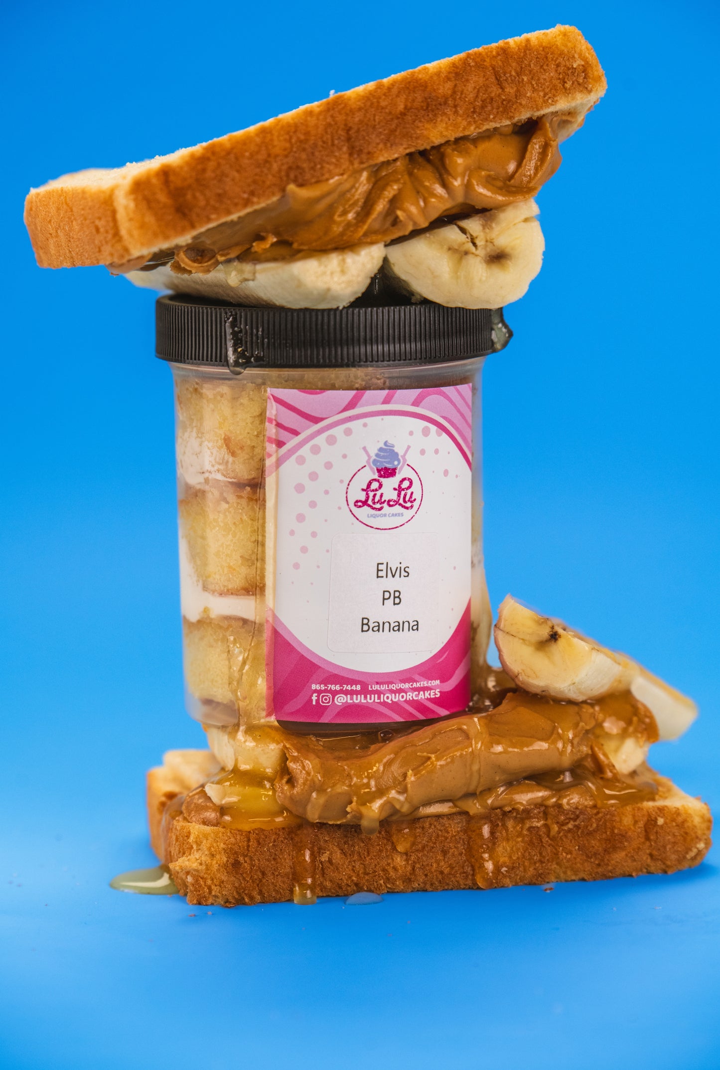 The Elvis Liquor Cake Jar