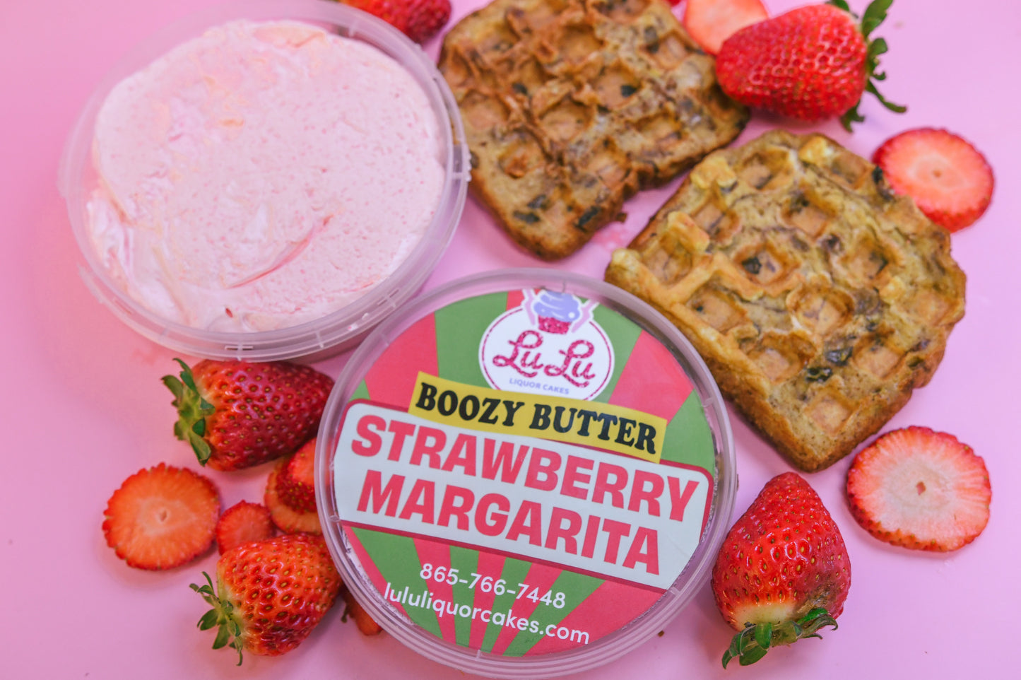 Boozy Butter Strawberry Margarita