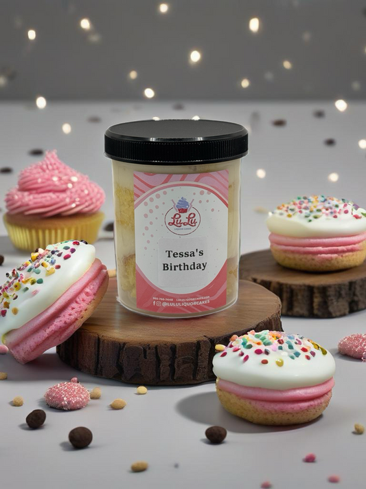 Tessa's Birthday Liquor Cake Jar- PREORDER