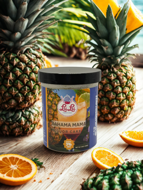 Bahama Mama Liquor Cake Jar