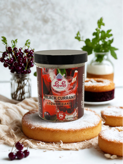 Black Currant Liquor Cake Jar