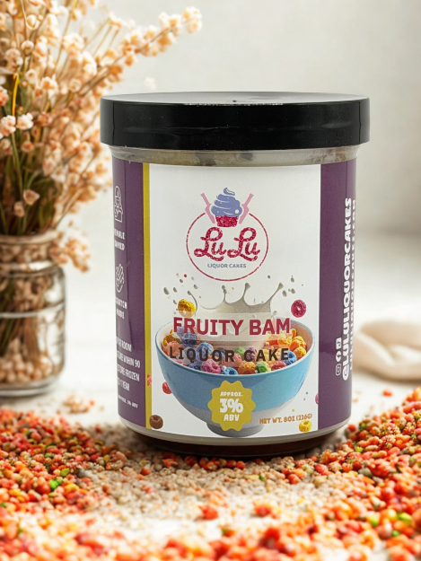 Fruity Bam Liquor Cake Jar