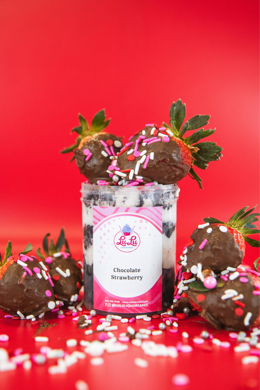 Chocolate Strawberry Liquor Cake Jar - PRE ORDER