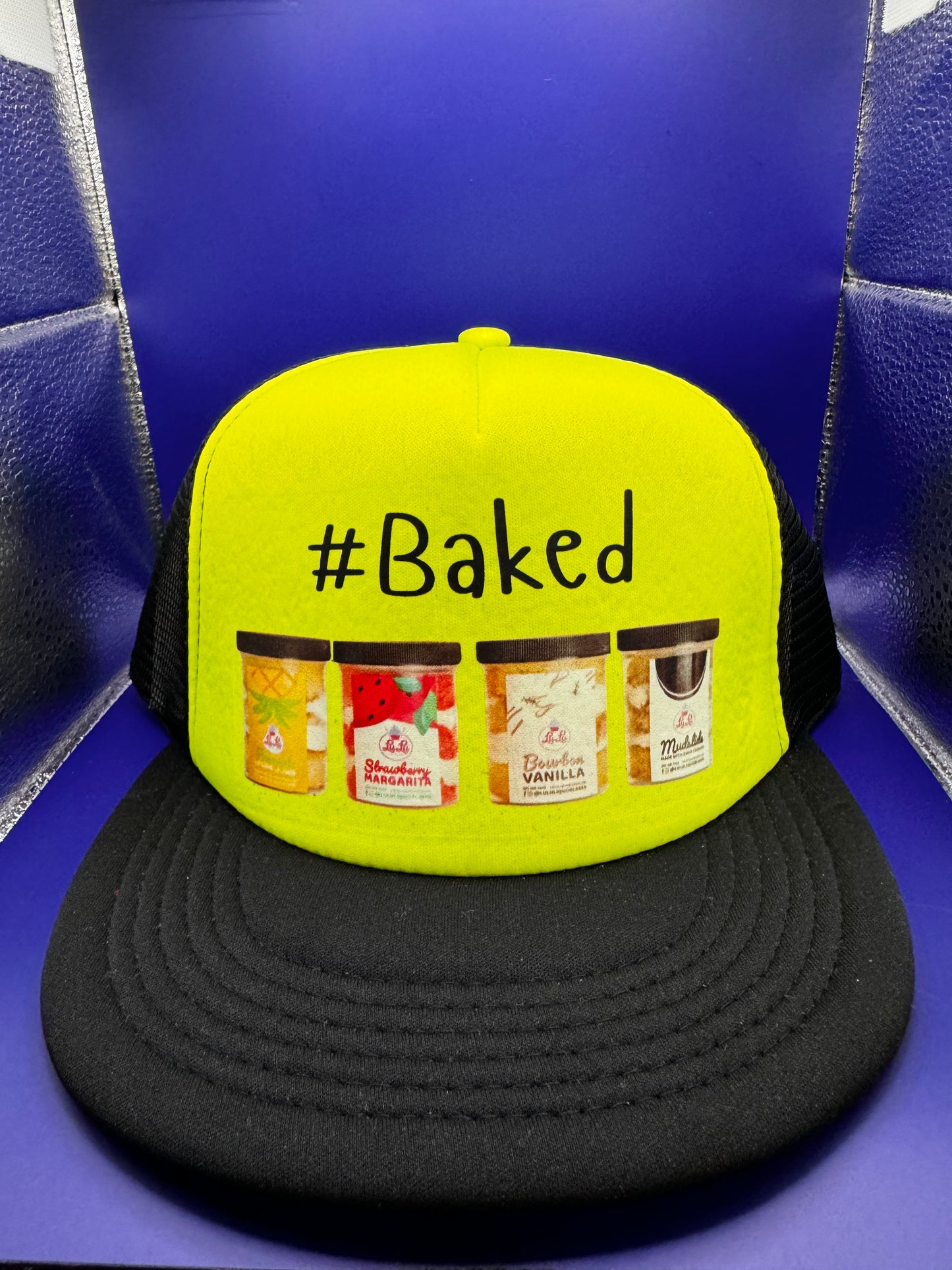 #Baked Trucker Hat