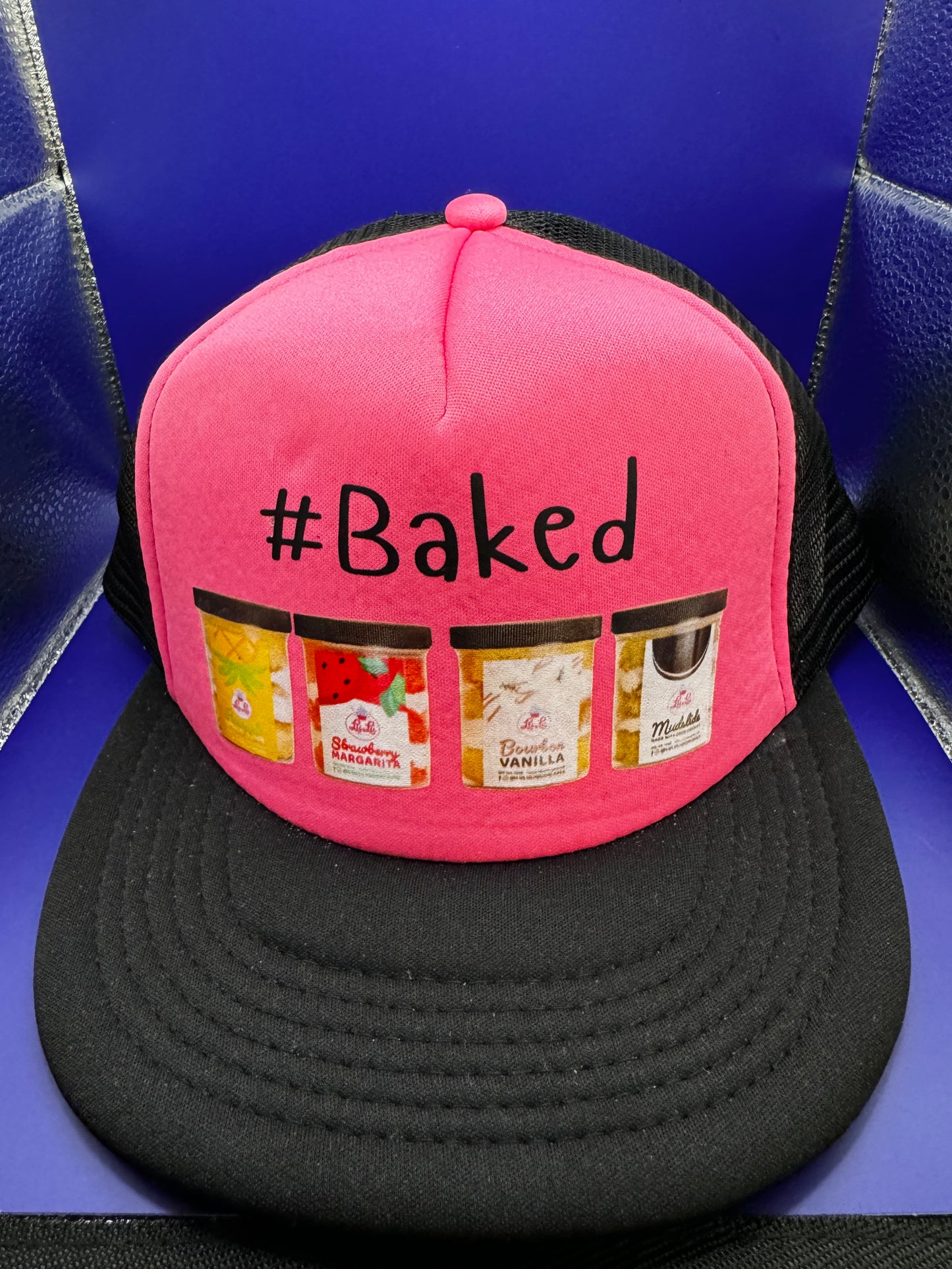 #Baked Trucker Hat