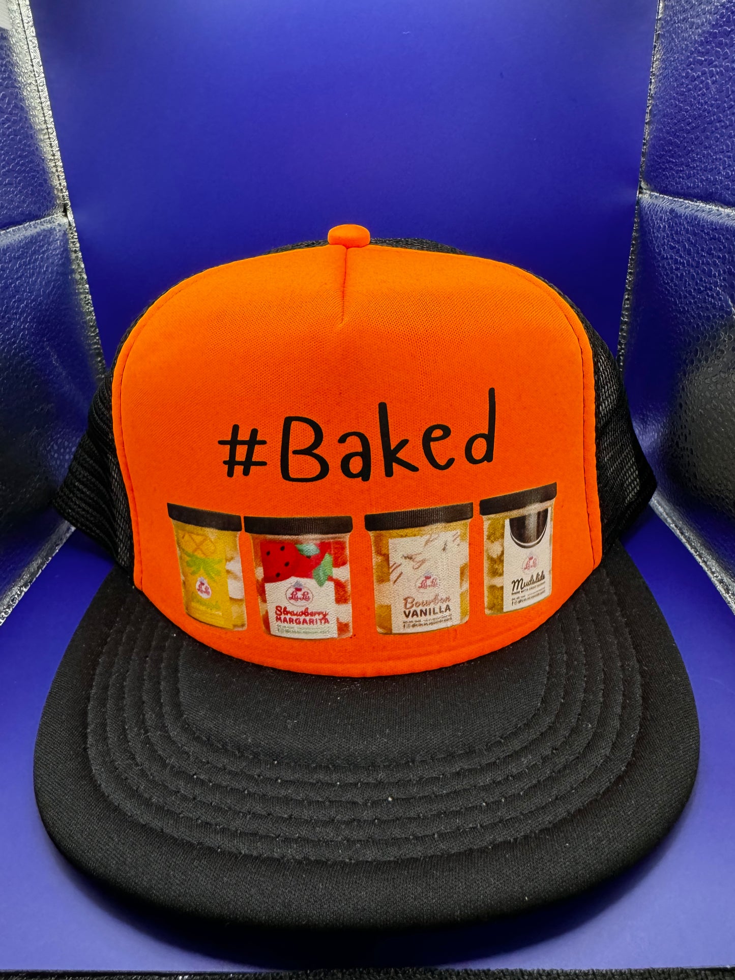 #Baked Trucker Hat