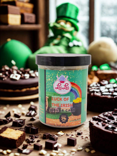 Luck of the Irish Liquor Cake Jar
