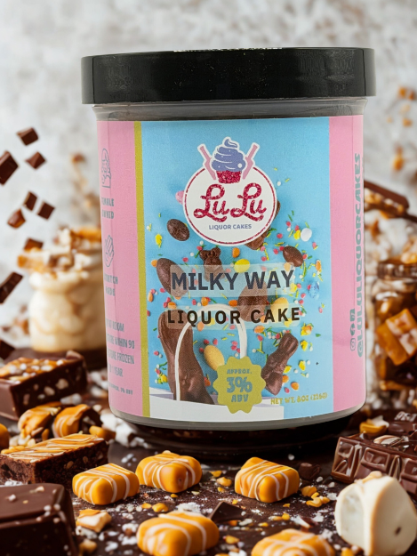Milky Way Liquor Cake Jar