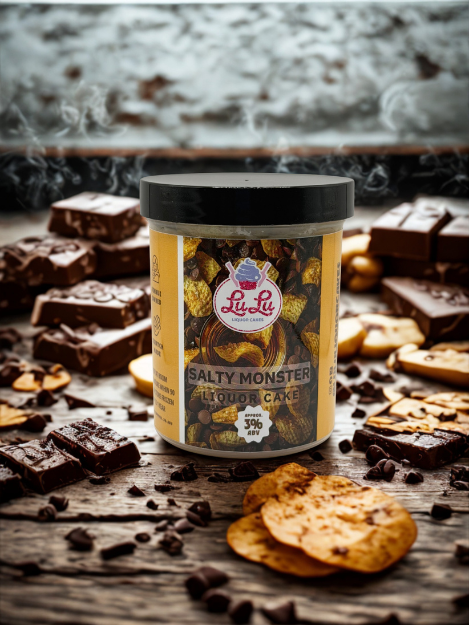 Salty Monster Liquor Cake Jar