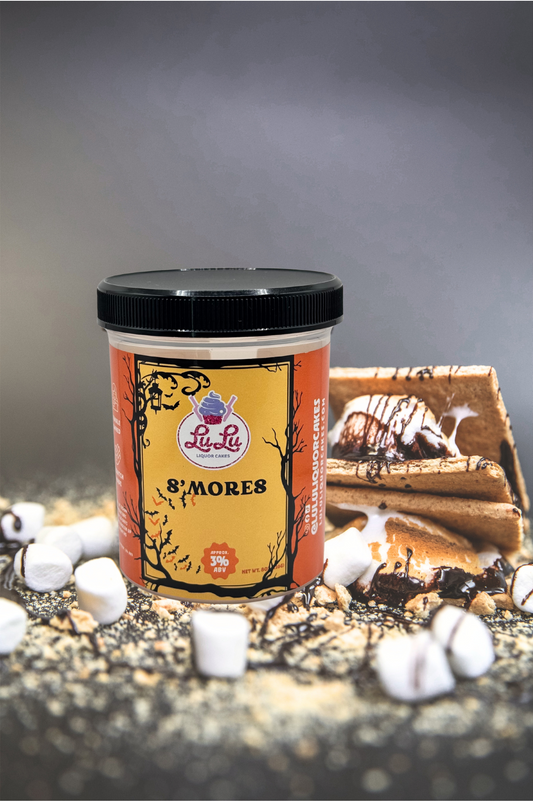 S'mores Liquor Cake Jar