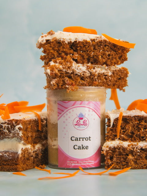 Carrot Cake Liquor Cake Jar
