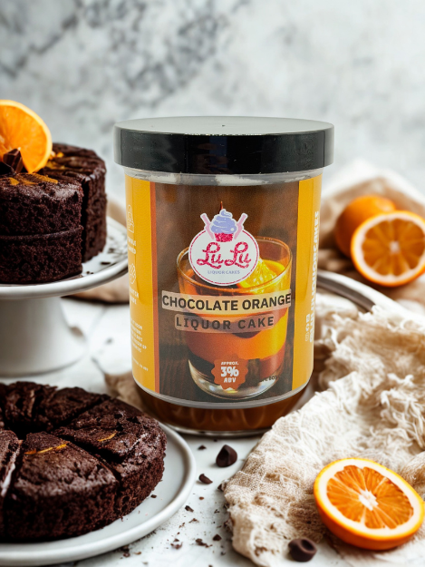 Chocolate Orange Liquor Cake Jar