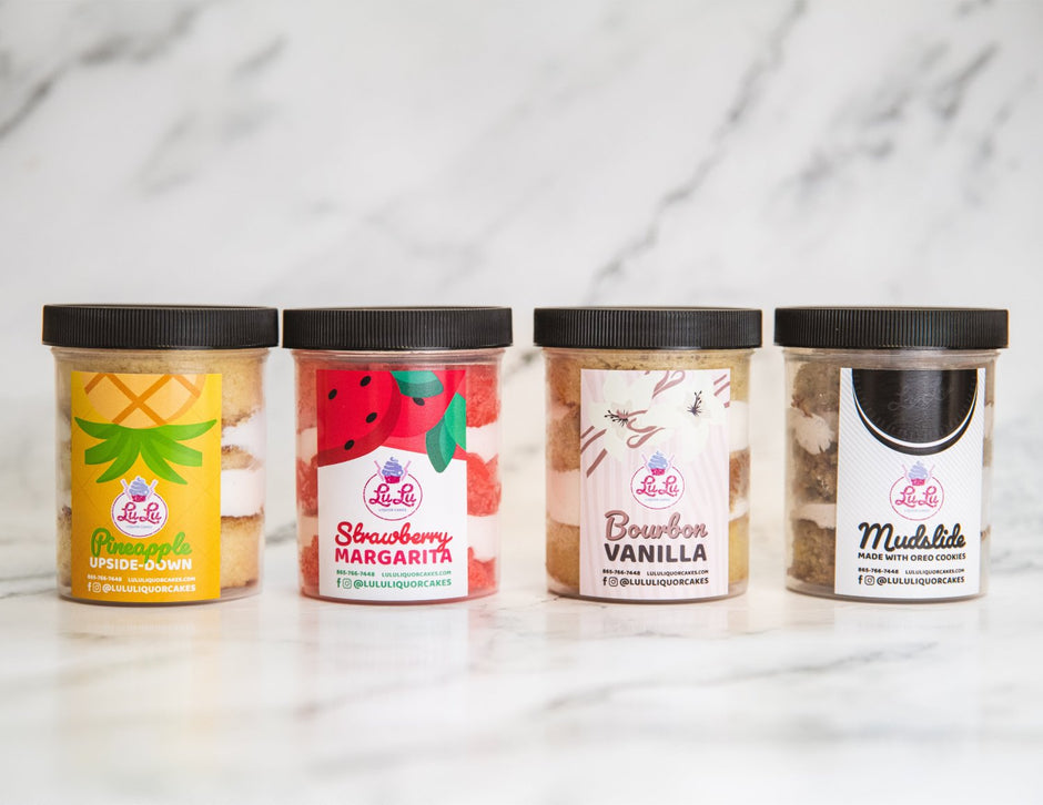 Liquor Cake Jars Lulu Liquor Cakes Knoxville, TN Lulu Liquor