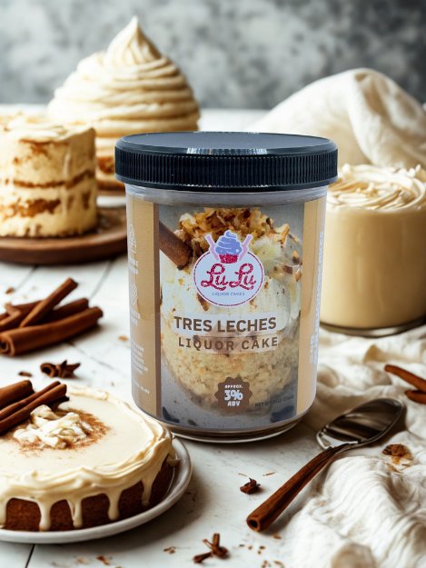 Tres Leches Liquor Cake Jar